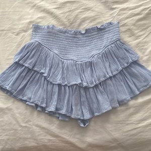 Light blue skirt